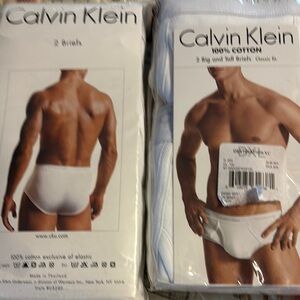 Calvin Klein White Briefs Classic Fit men’s XXL 46 waist